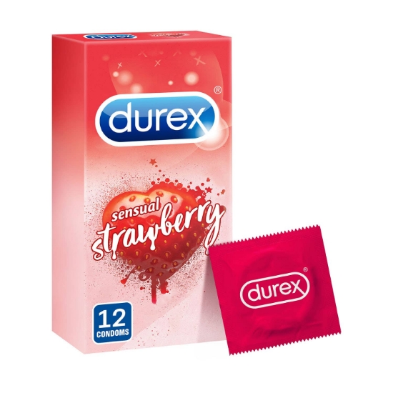 Picture of Durex STRAWBERRY 12s